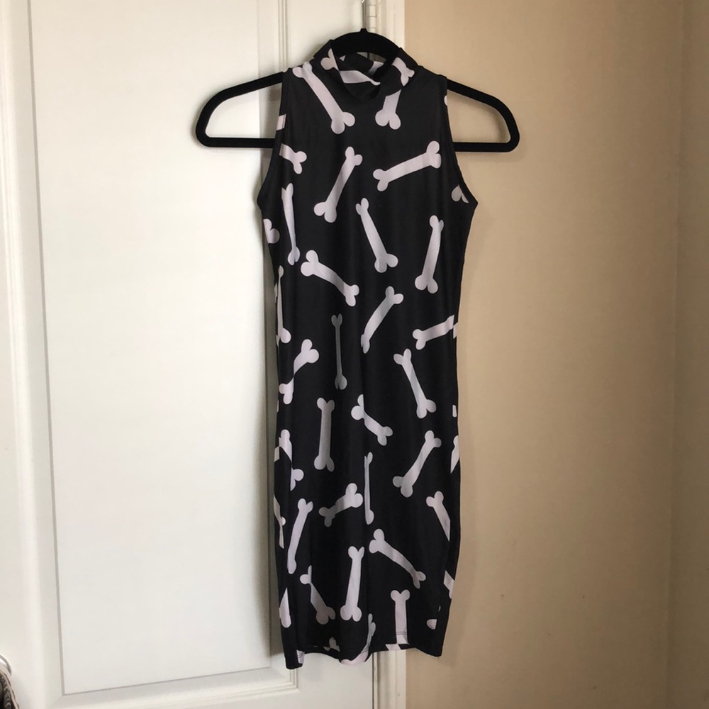 Lazy Oaf Bones Mini Dress